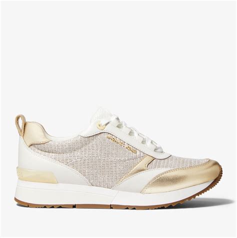 michael michael kors allie stride mesh and logo trainer|Michael Kors Allie Stride Mesh and Logo Trainer .